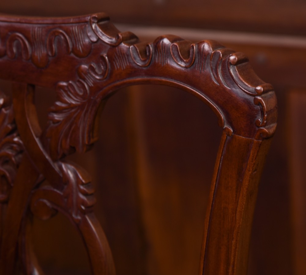 Chippendale Style Mahogany arm chair  View IX