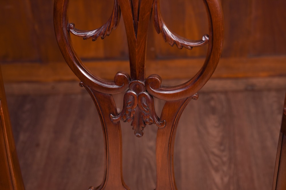 Chippendale Style Mahogany arm chair  View XIV