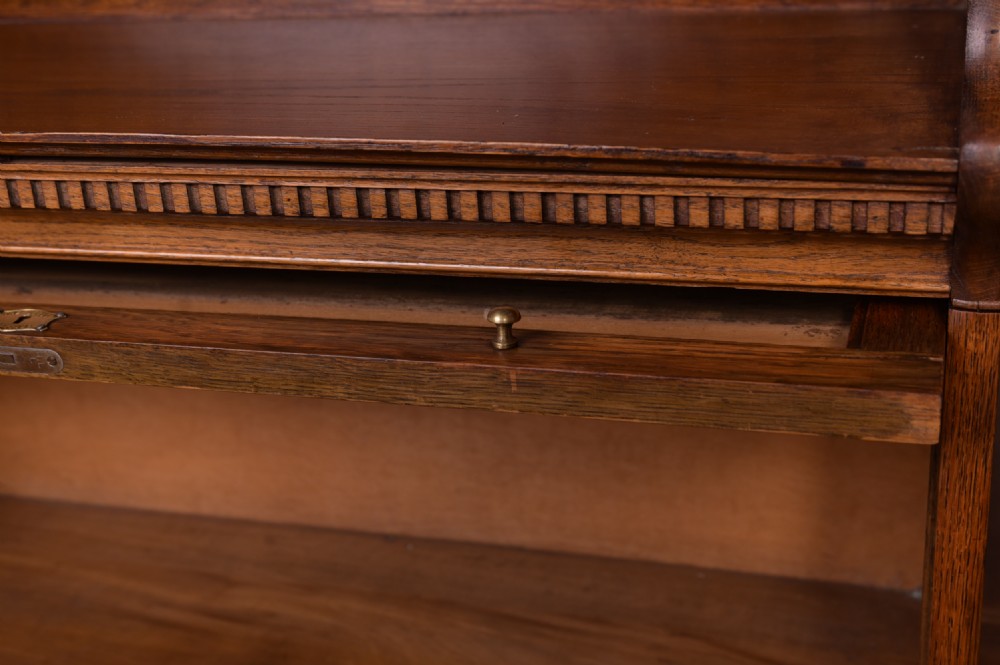 Edwardian Oak Lebus sectional bookcase  View XI