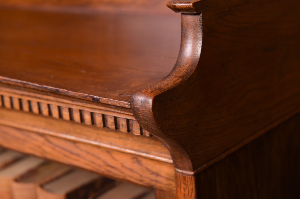 Edwardian Oak Lebus sectional bookcase  View XXI