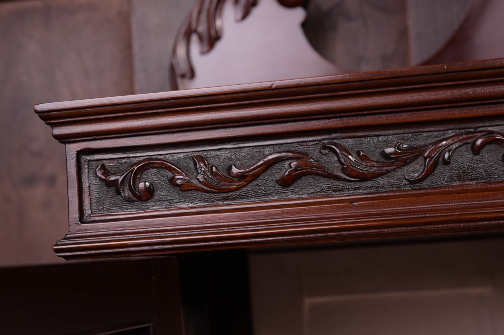Superb Quality Victorian Mahogany Display cabinet  View III