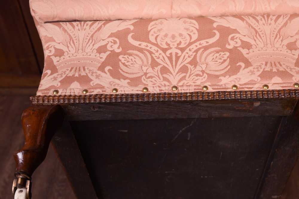 Fantastic Victorian deep buttoned ottoman Stool  View XII