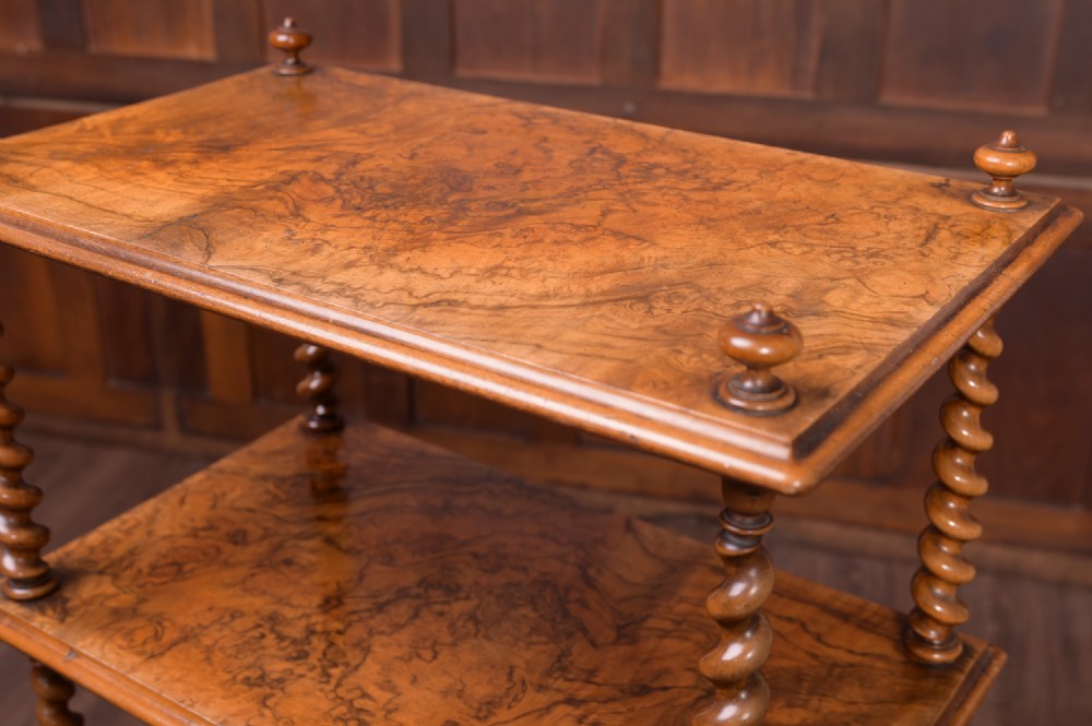 Superb Victorian Scottish Burr Walnut Whatnot  View IV