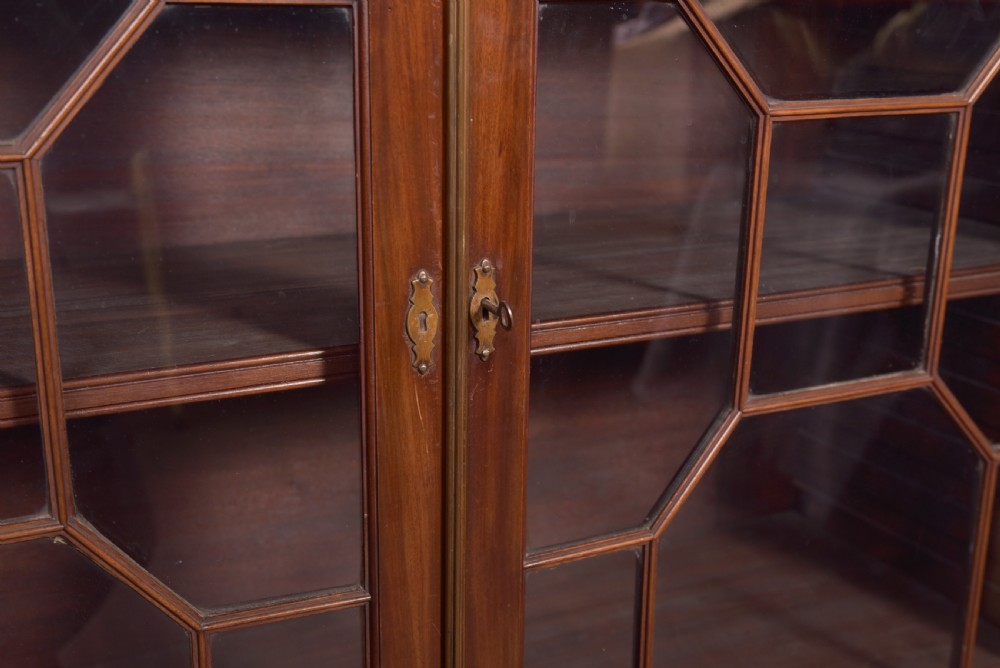 Edwardian Mahogany  Bookcase on stand  View II