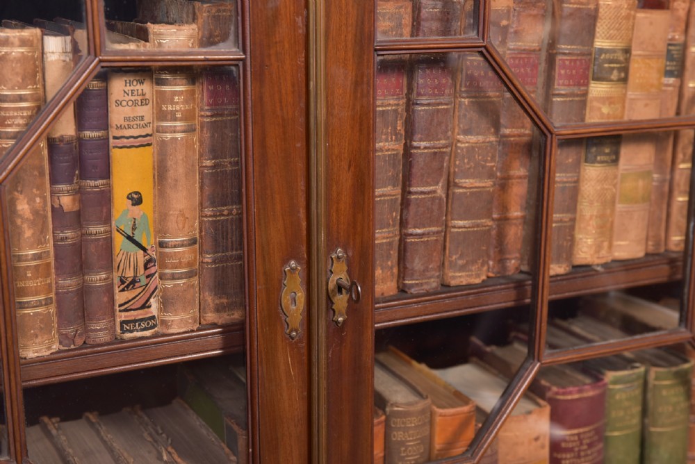 Edwardian Mahogany  Bookcase on stand  View XIII