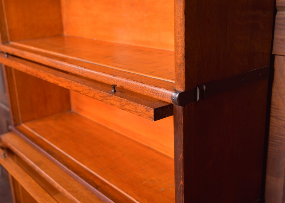 Oak Sectional Globe Wernicke Bookcase  View VIII