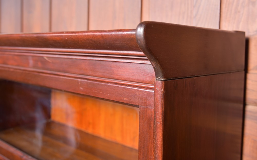Handsome Mahogany sectional bookcase  View IV
