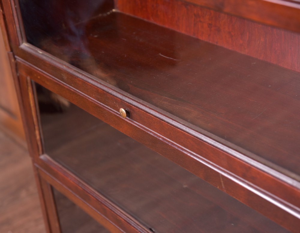 Handsome Mahogany sectional bookcase  View VI