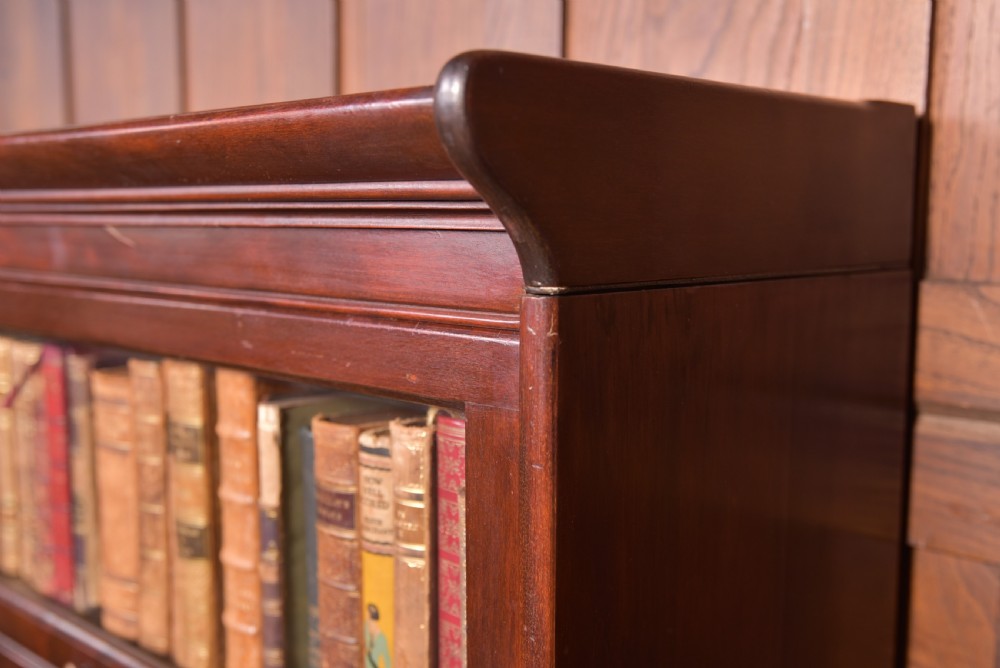 Handsome Mahogany sectional bookcase  View XIV