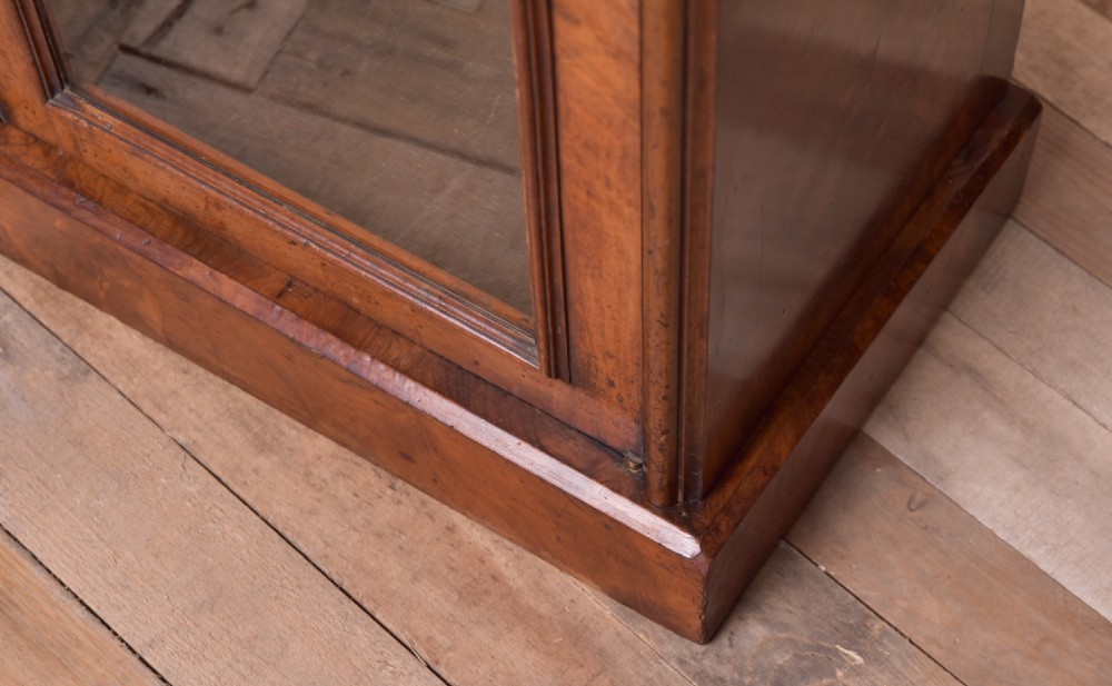 Superb Victorian Burr Walnut 2 door Bookcase  View V