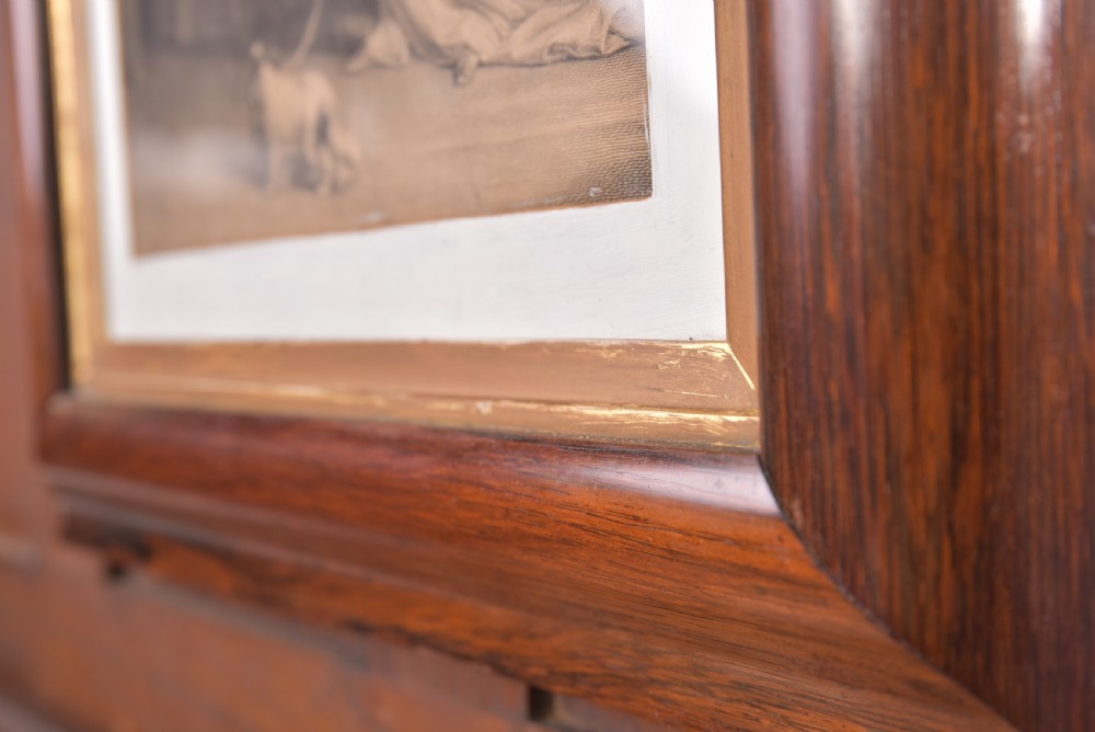 19th Century Rosewood framed Engraving  View IV