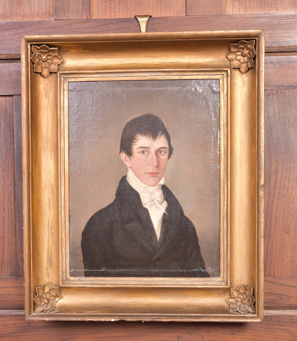 Edwardian Oil Painting of a handsome Gentleman