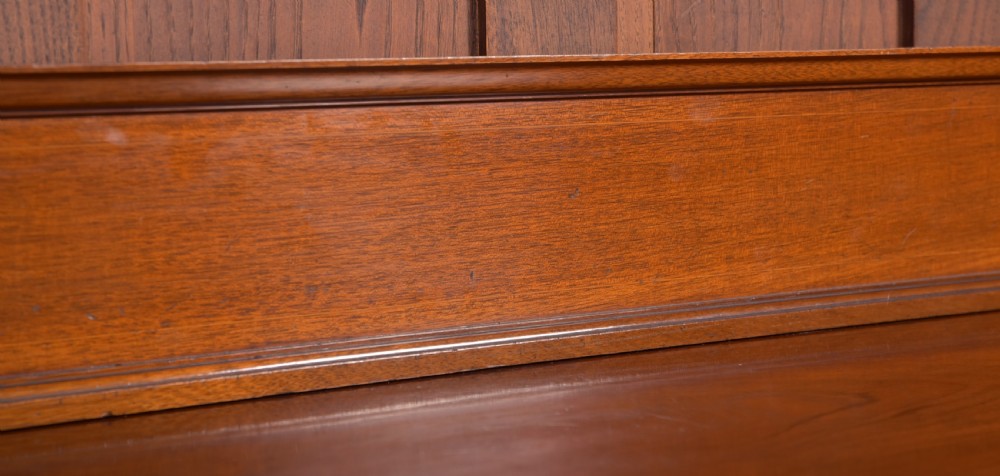 Quality 3 Door Edwardian inlaid Mahogany Bookcase  View VI