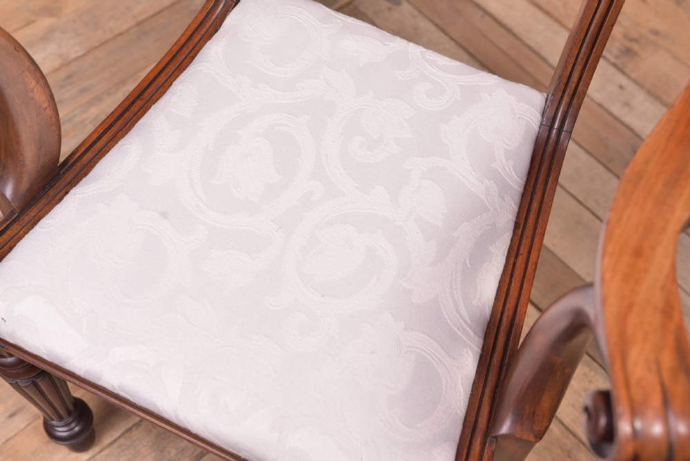 Fantastic William 4th Mahogany Arm desk chair  View III