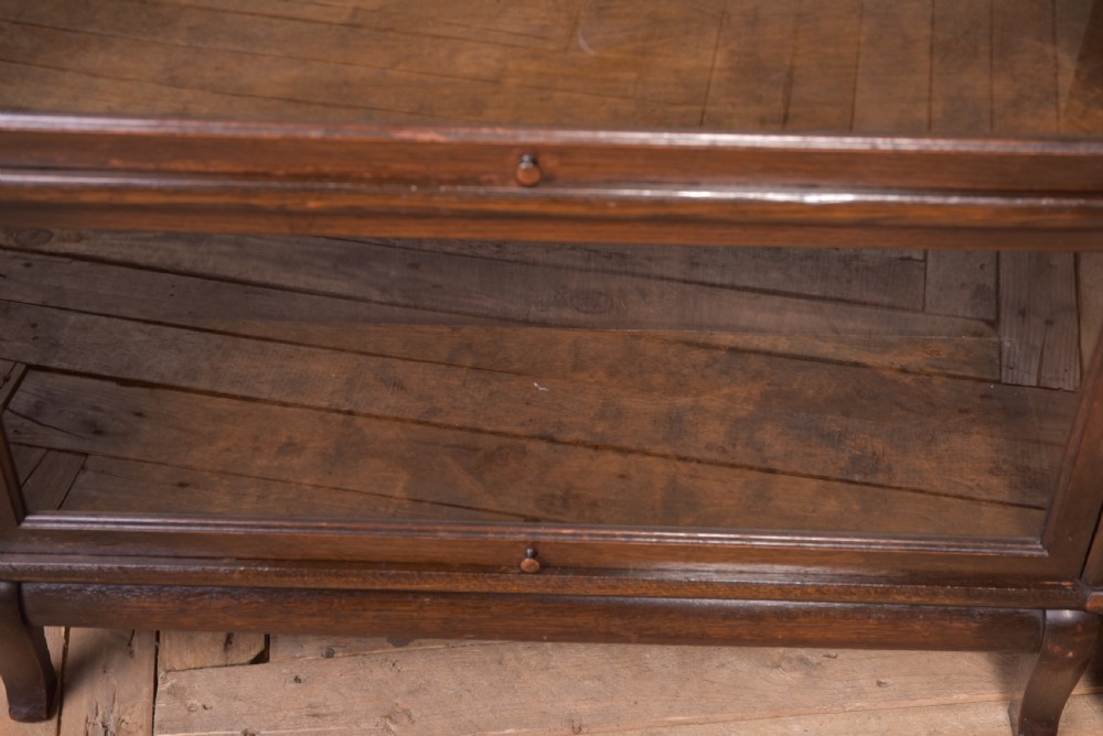 Matching Pair of Oak Globe Wernicke Sectional Bookcases  View XIX