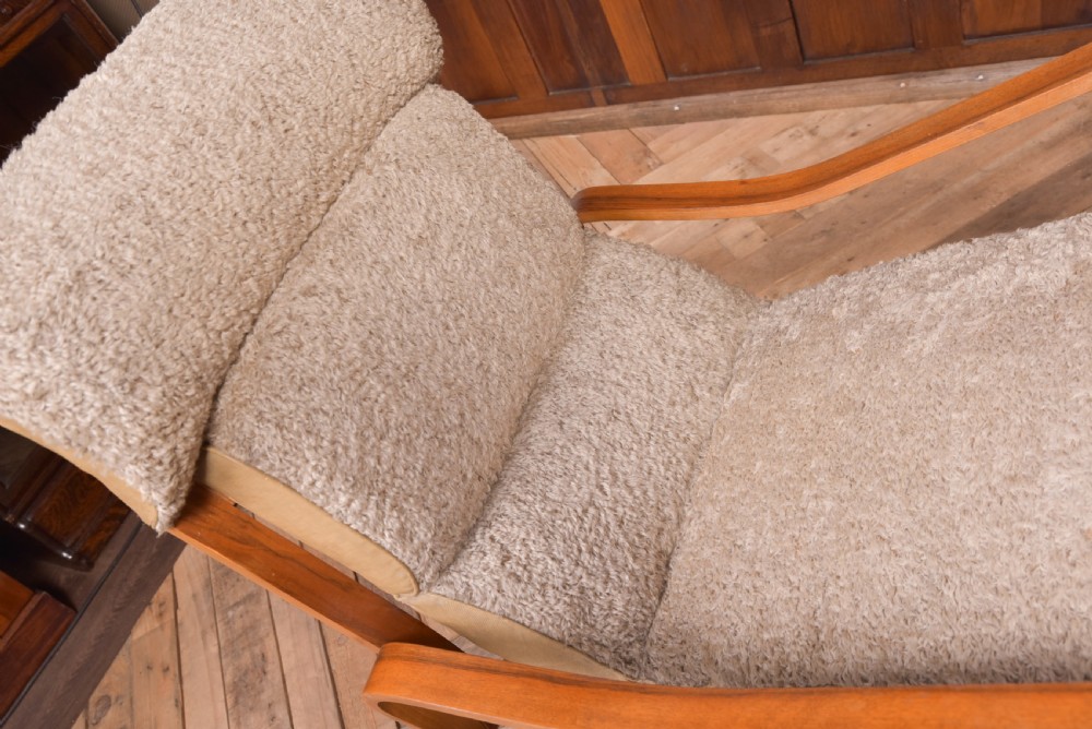 Stylish Walnut rocking chair  View XVII