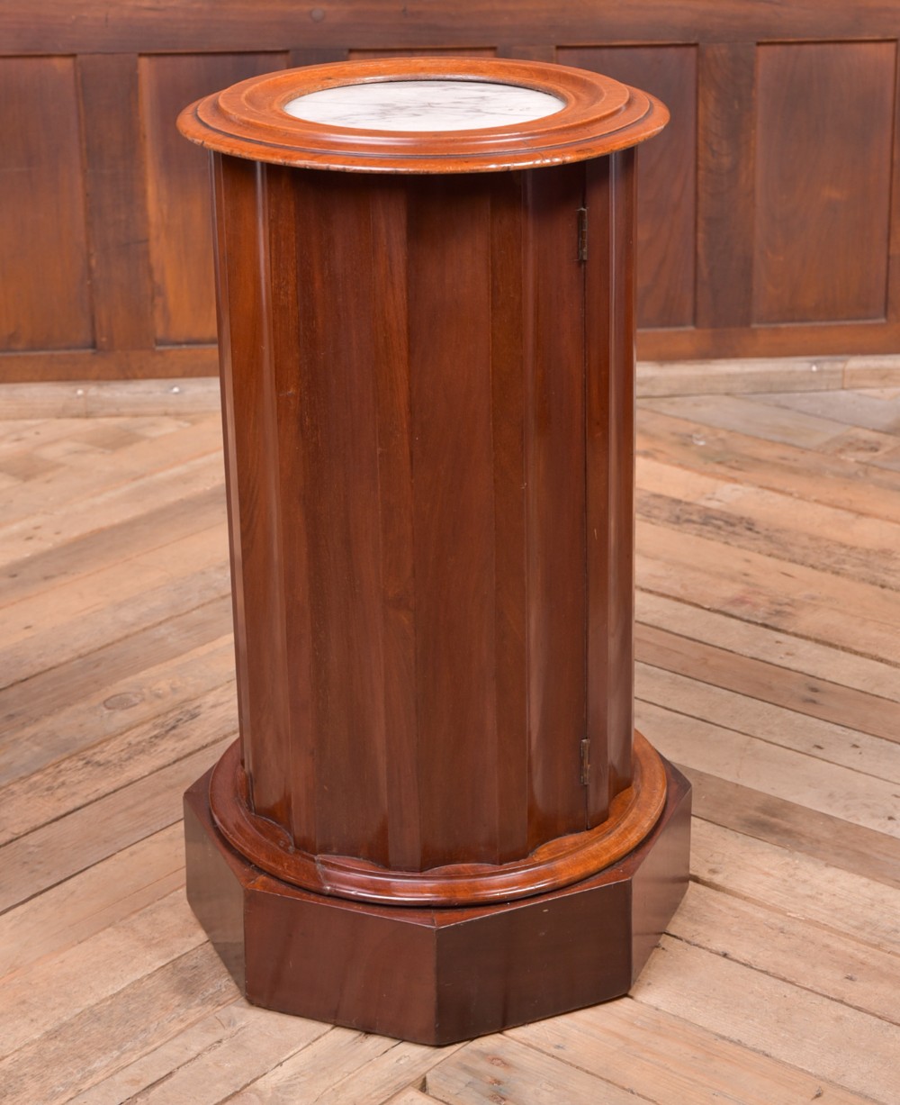 Victorian cylindrical pedestal cabinet 