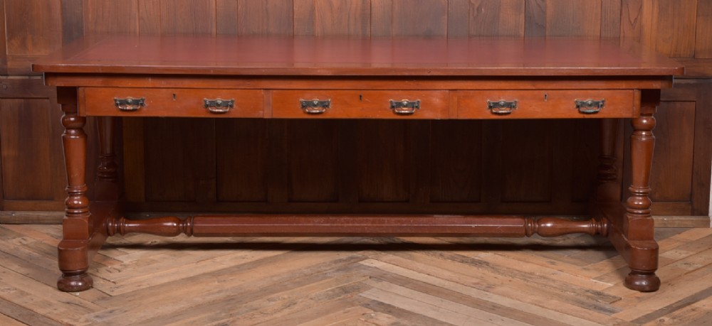 Oversized 19th Century Mahogany Library table