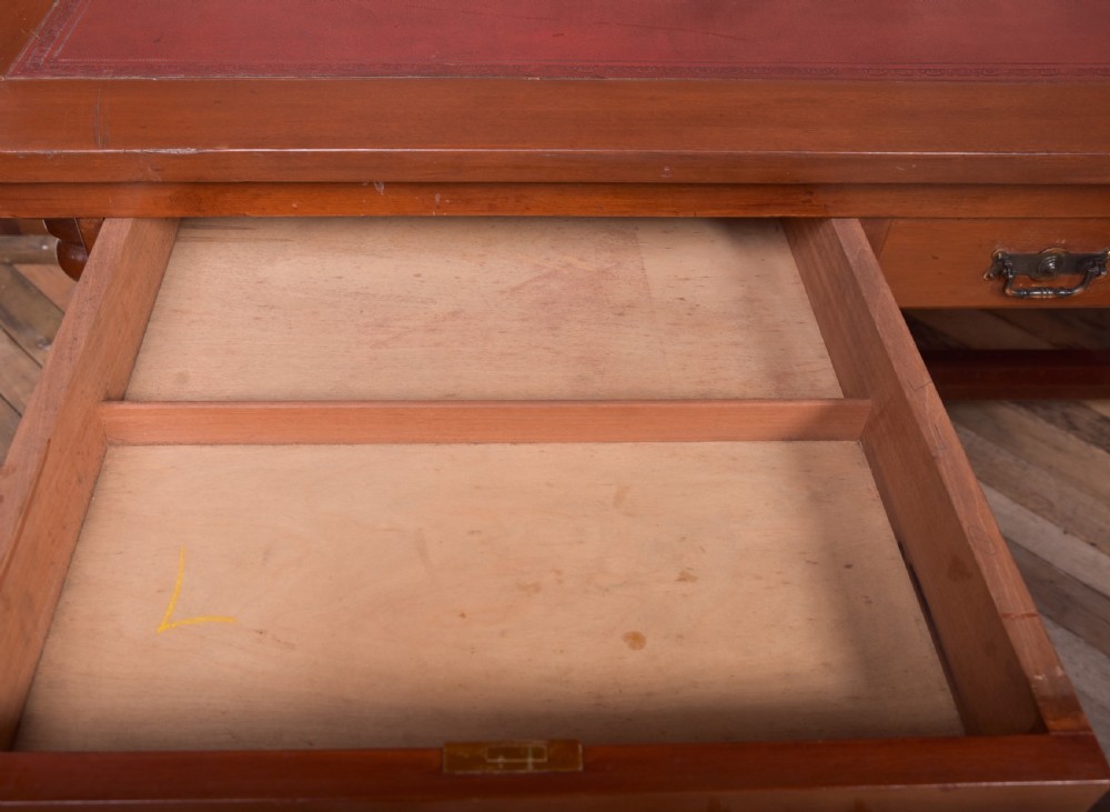 Oversized 19th Century Mahogany Library table View XIII