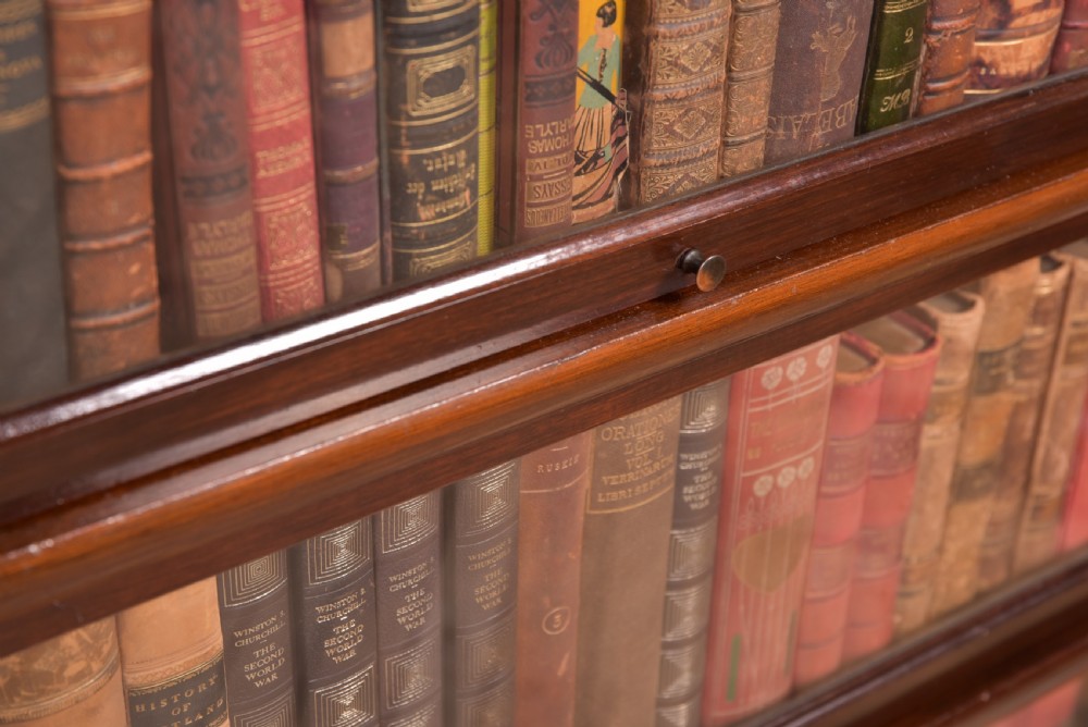 Edwardian Mahogany Globe Wernicke sectional Bookcase  View II