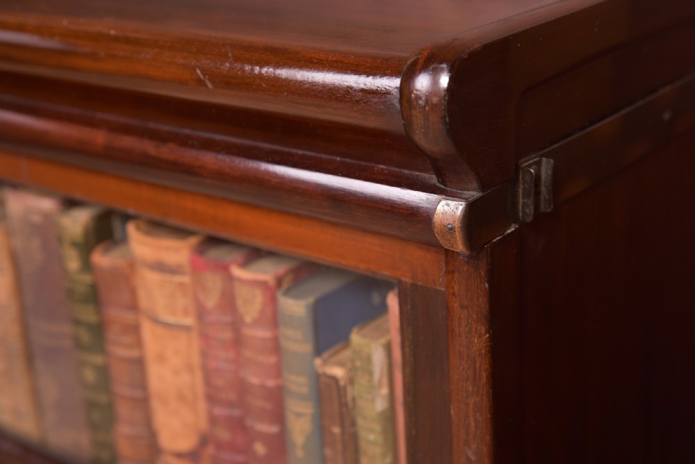 Edwardian Mahogany Globe Wernicke sectional Bookcase  View III