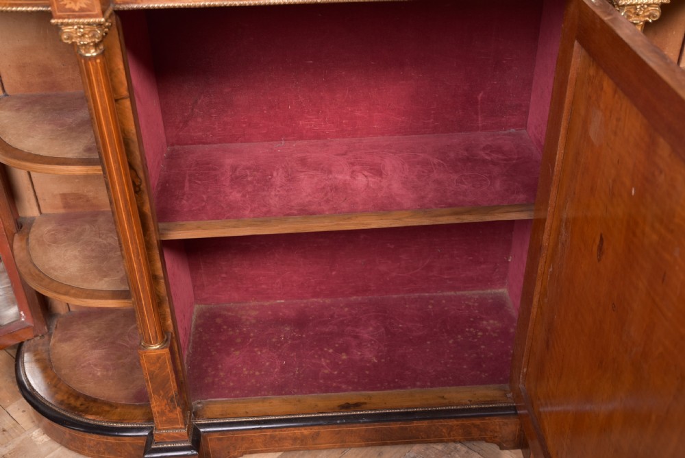 Fantastic Quality Victorian Burr Walnut Credenza  View XIV