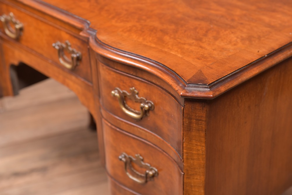 Quality Edwardian Walnut Writing desk  View III