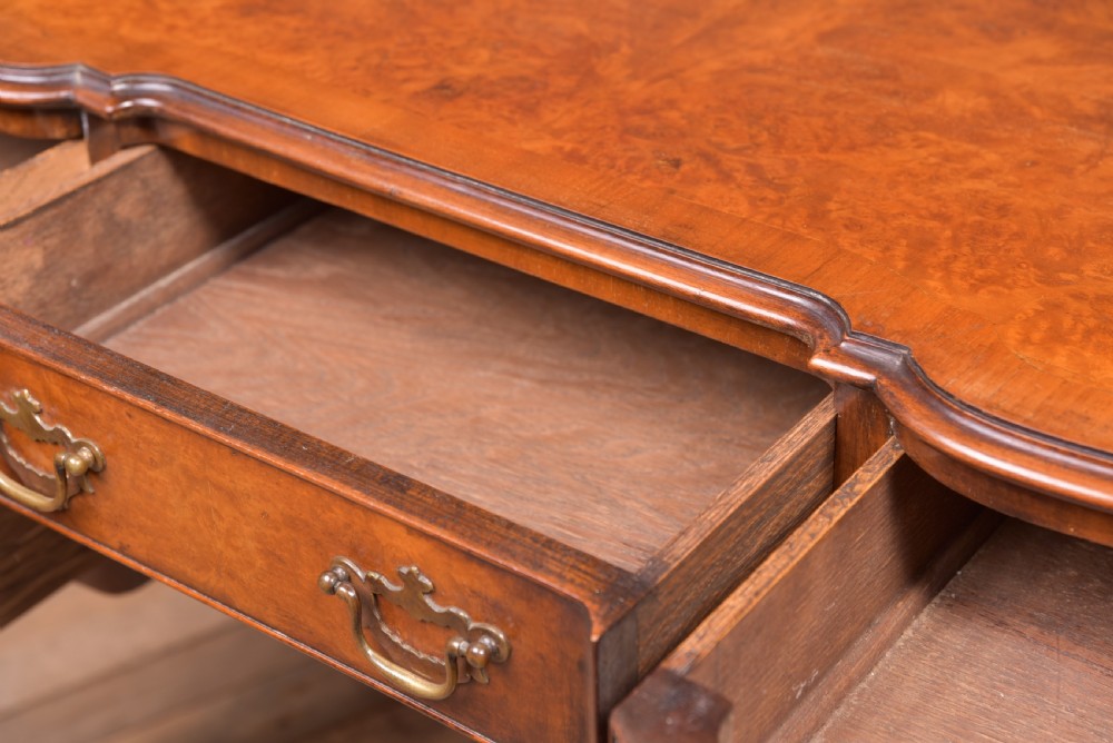 Quality Edwardian Walnut Writing desk  View XII