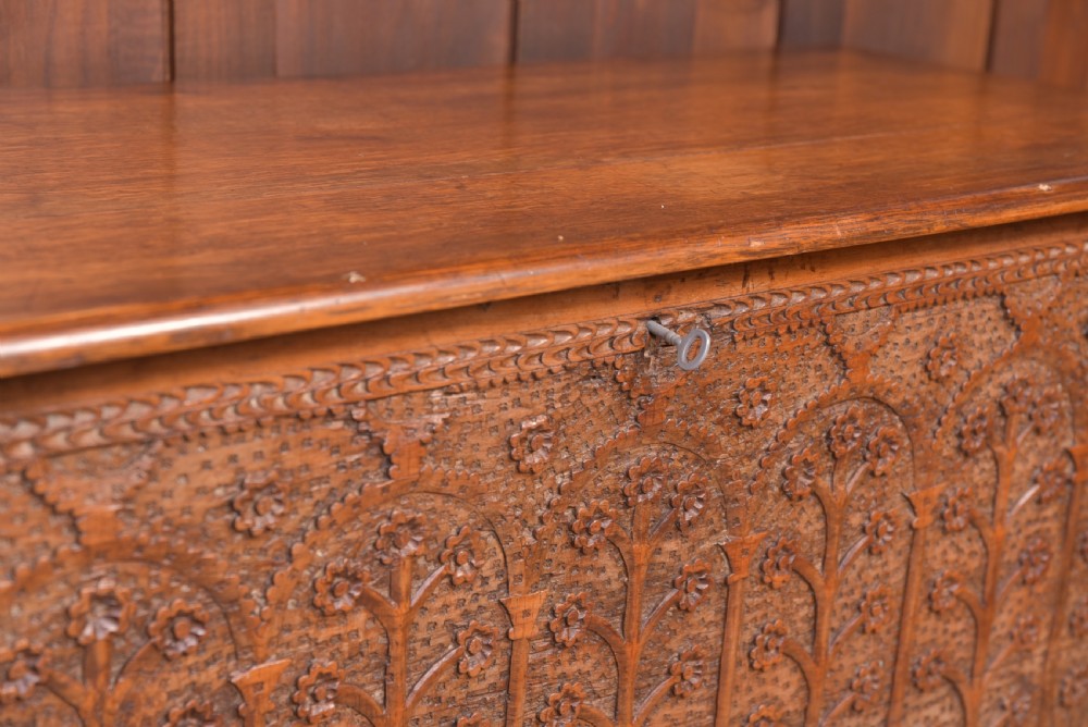 19th Century Carved oak sideboard View IV