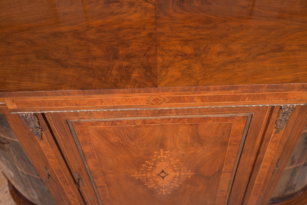 Victorian Walnut Credenza  View VII