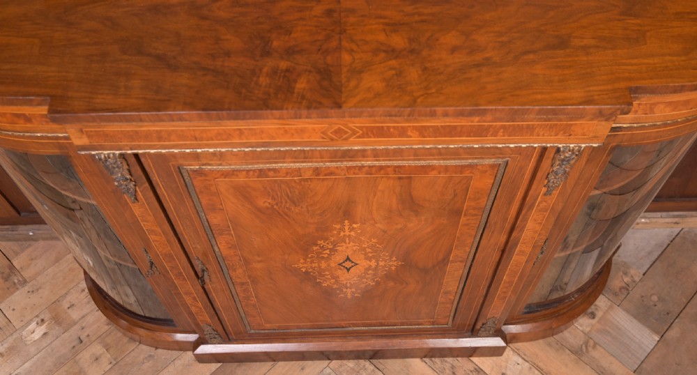 Victorian Walnut Credenza  View VIII