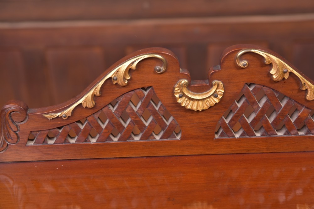 Edwardian Mahogany Music Cabinet  View XII