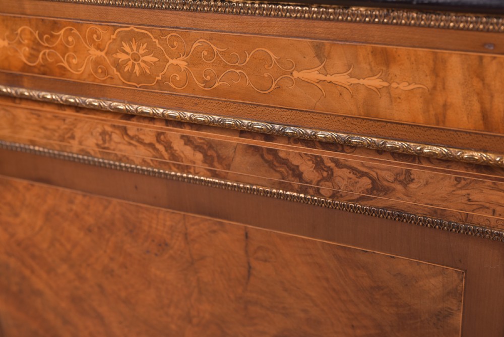 Fantastic Victorian inlaid Burr Walnut Credenza  View IV