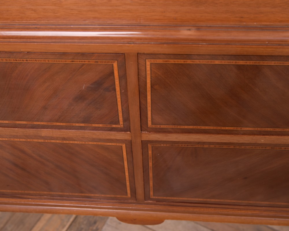 Quality Edwardian Inlaid Mahogany display cabinet  View XIX