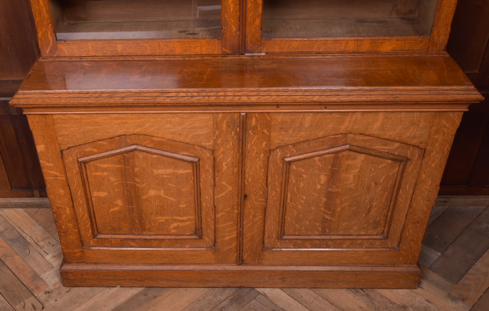Victorian Oak Bookcase  View III