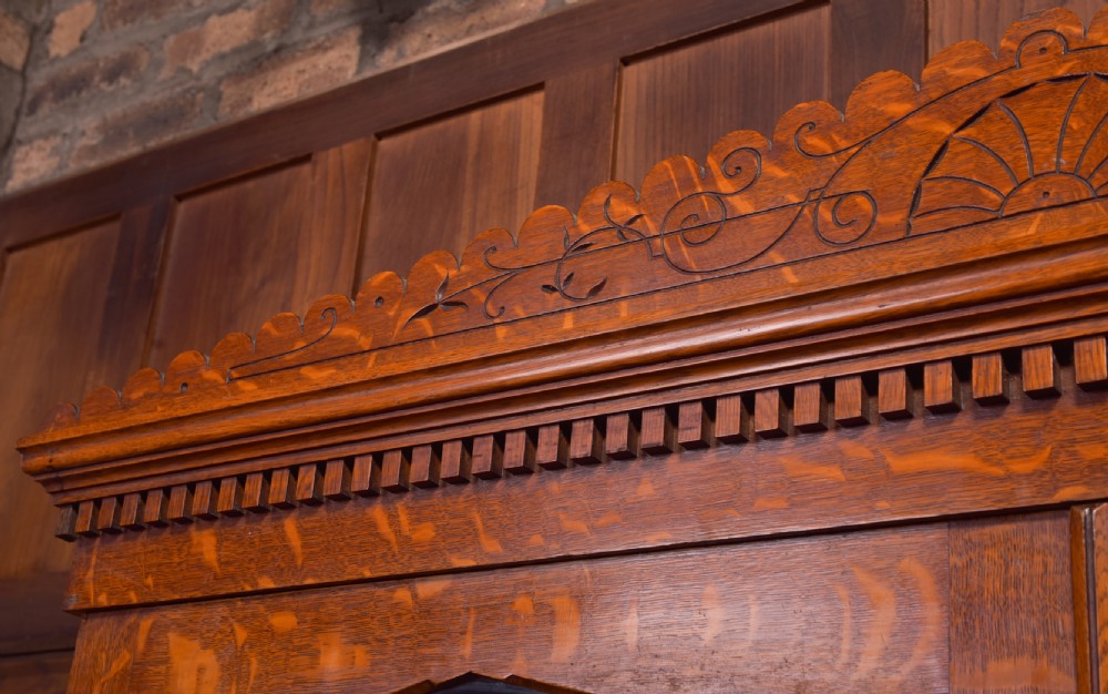 Victorian Oak Bookcase  View V