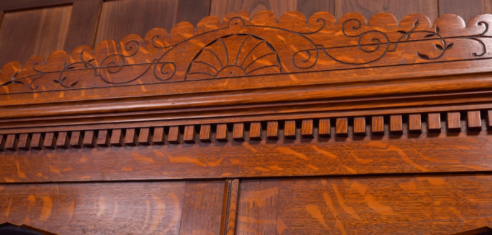 Victorian Oak Bookcase  View VII