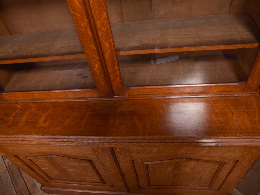 Victorian Oak Bookcase  View IX