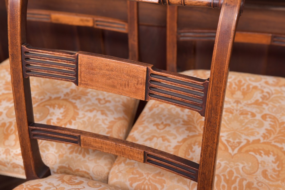 Set of 9 Mahogany Regency Dining Chairs View XIV