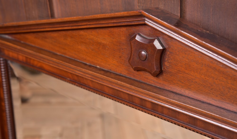 Edwardian Mahogany over mantle mirror View III