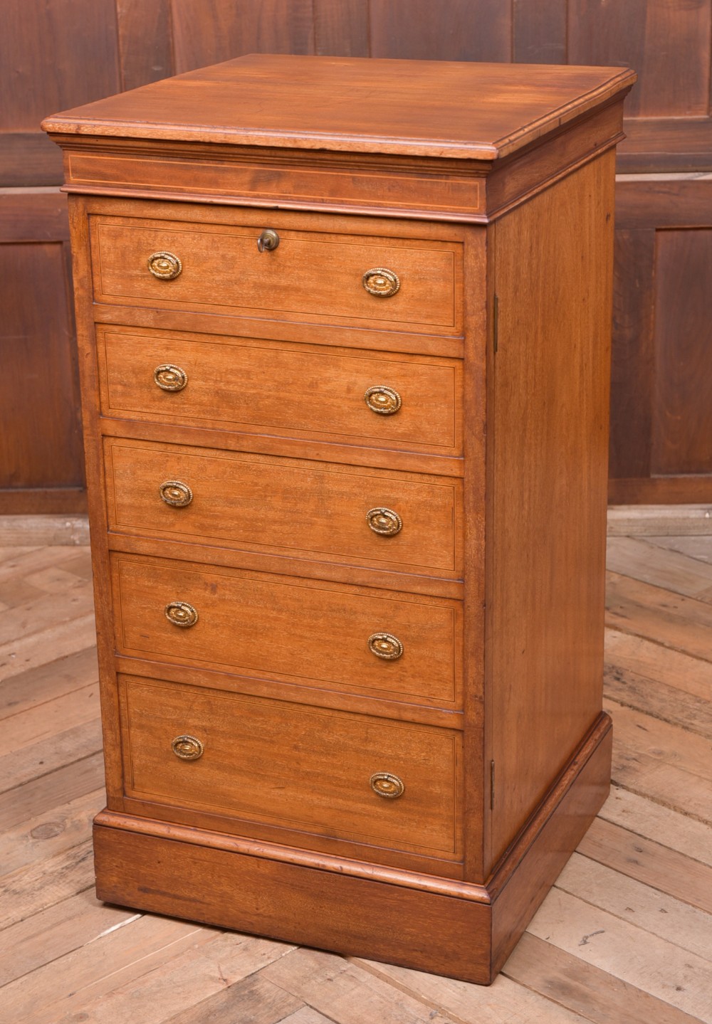 Edwardian inlaid Mahogany Safe Cabinet 