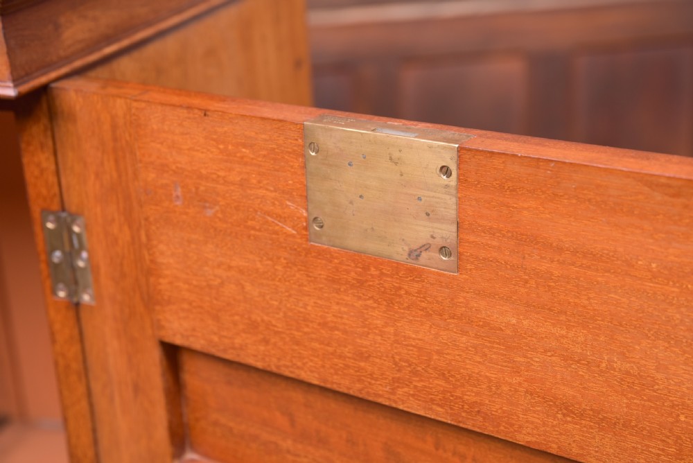Edwardian inlaid Mahogany Safe Cabinet  View VII