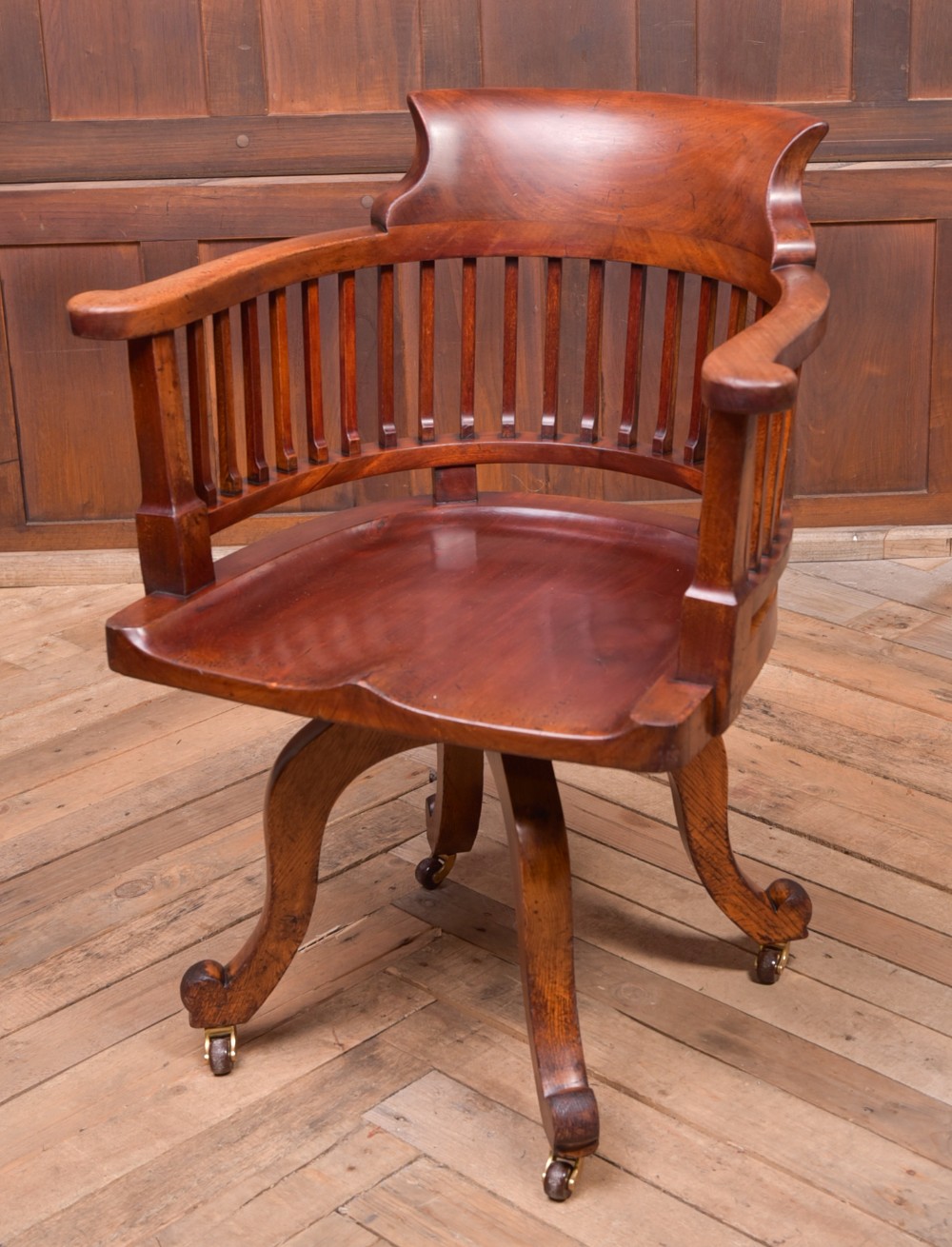 Superb Mahogany Desk Chair 