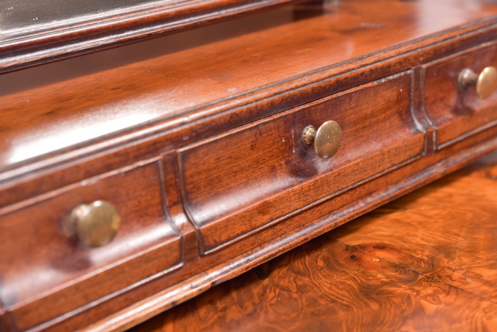 Georgian Mahogany cheval dressing mirror View II