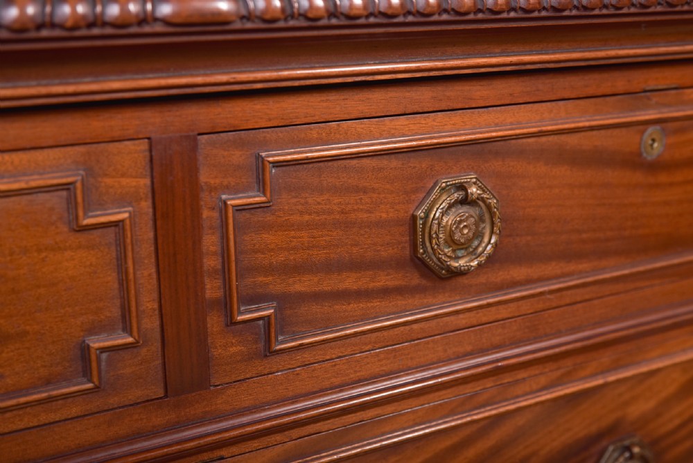 Outstanding Quality 19th Century Mahogany  Break fronted bookcase  View III