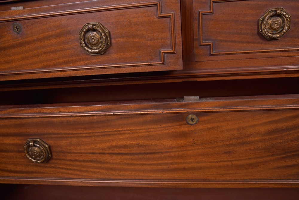 Outstanding Quality 19th Century Mahogany  Break fronted bookcase  View XIII
