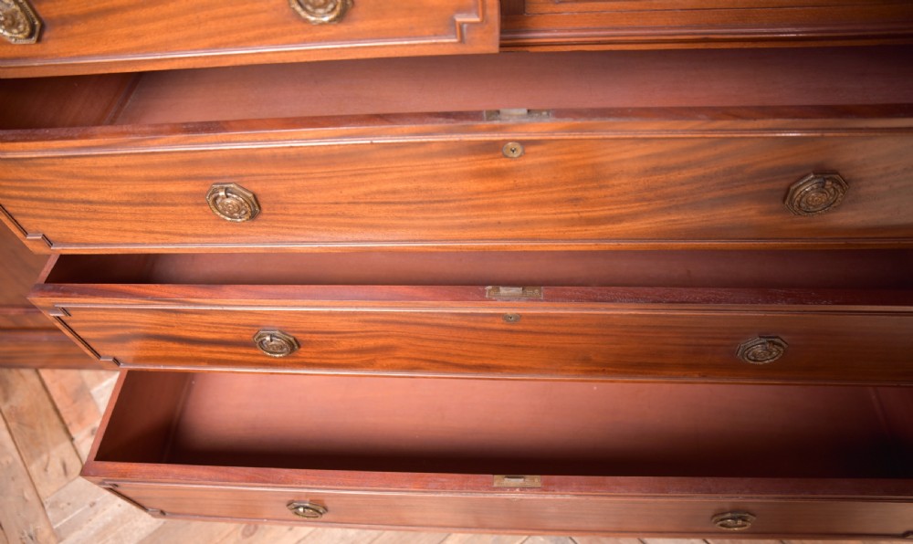 Outstanding Quality 19th Century Mahogany  Break fronted bookcase  View XVII