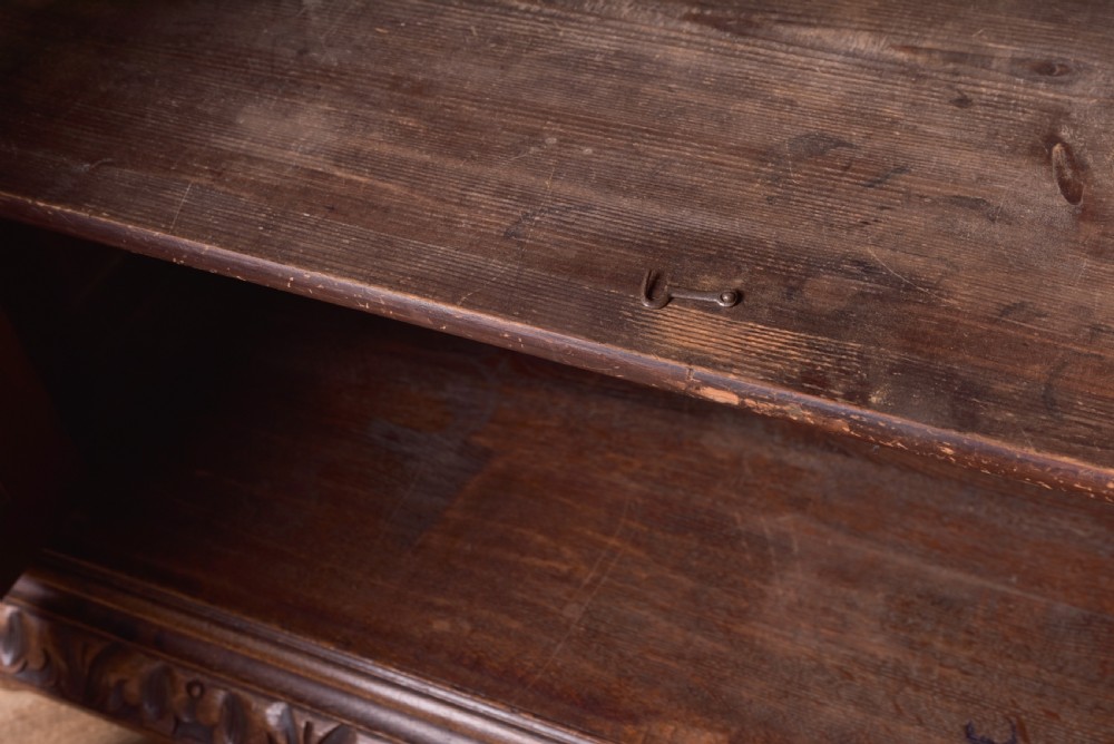 Outstanding Carved Victorian Bookcase  View XXI