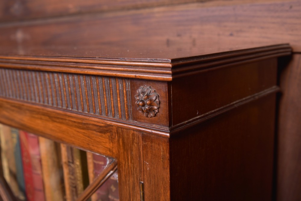 Edwardian Mahogany 2 door bookcase  View XIII