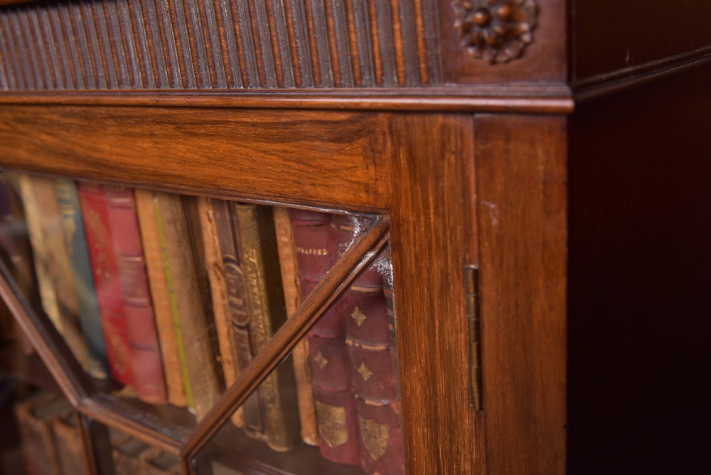 Edwardian Mahogany 2 door bookcase  View XIV